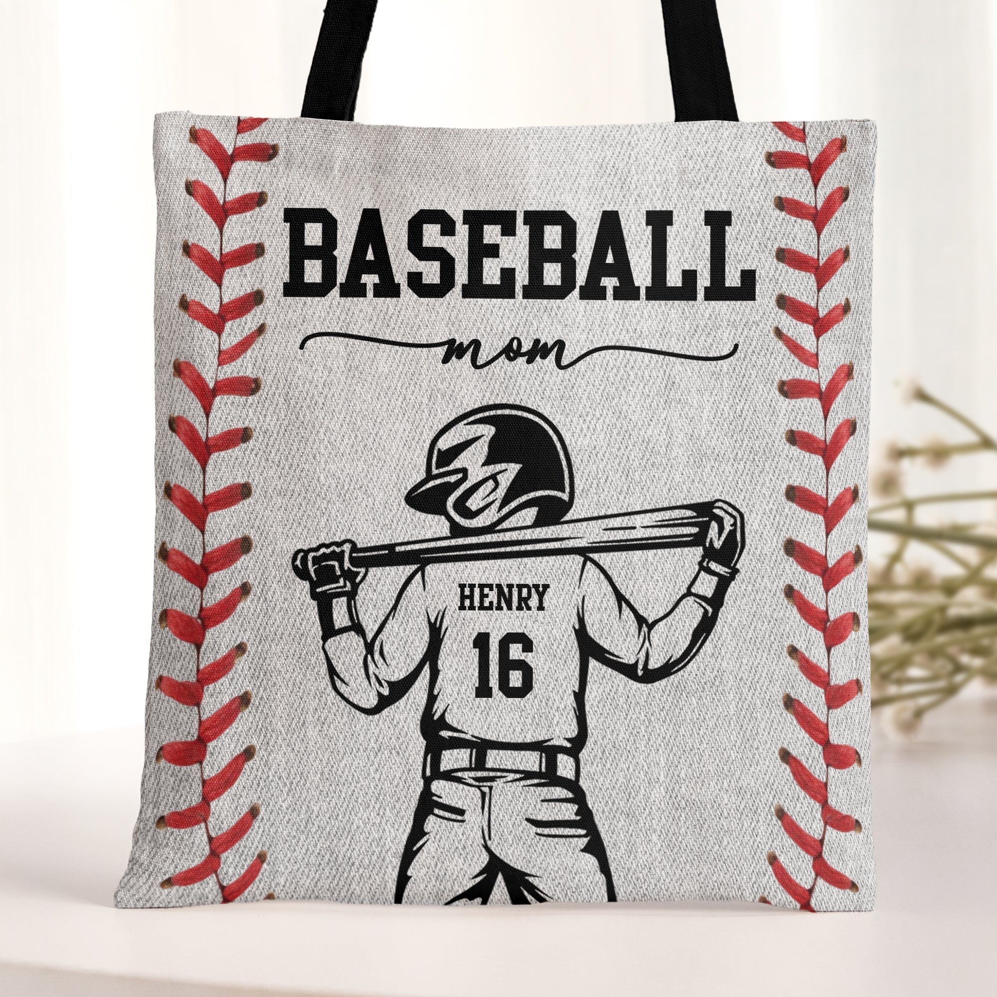 Baseball Mom That's My Kid - Personalized Tote Bag