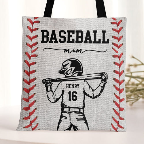 Baseball Mom That's My Kid - Personalized Tote Bag