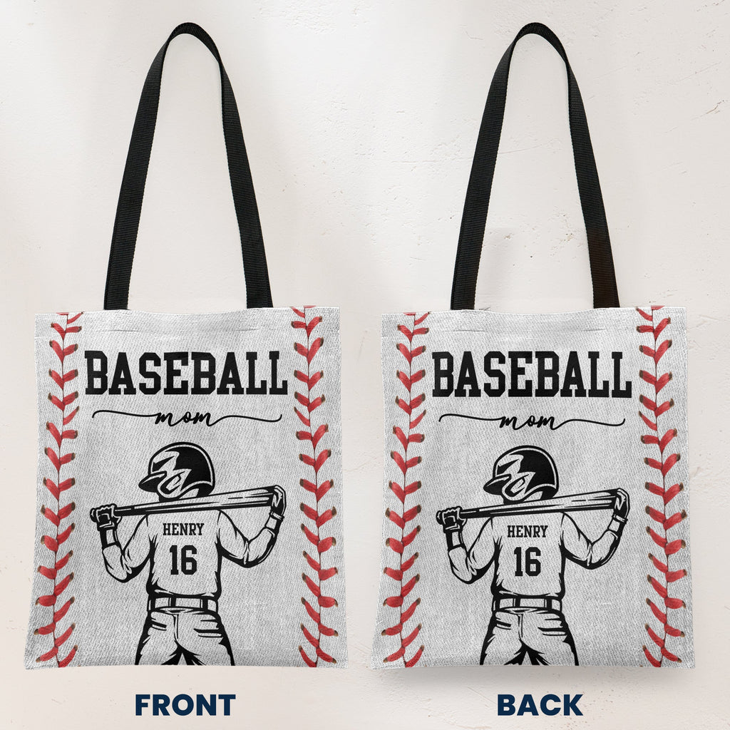 Baseball Mom That's My Kid - Personalized Tote Bag