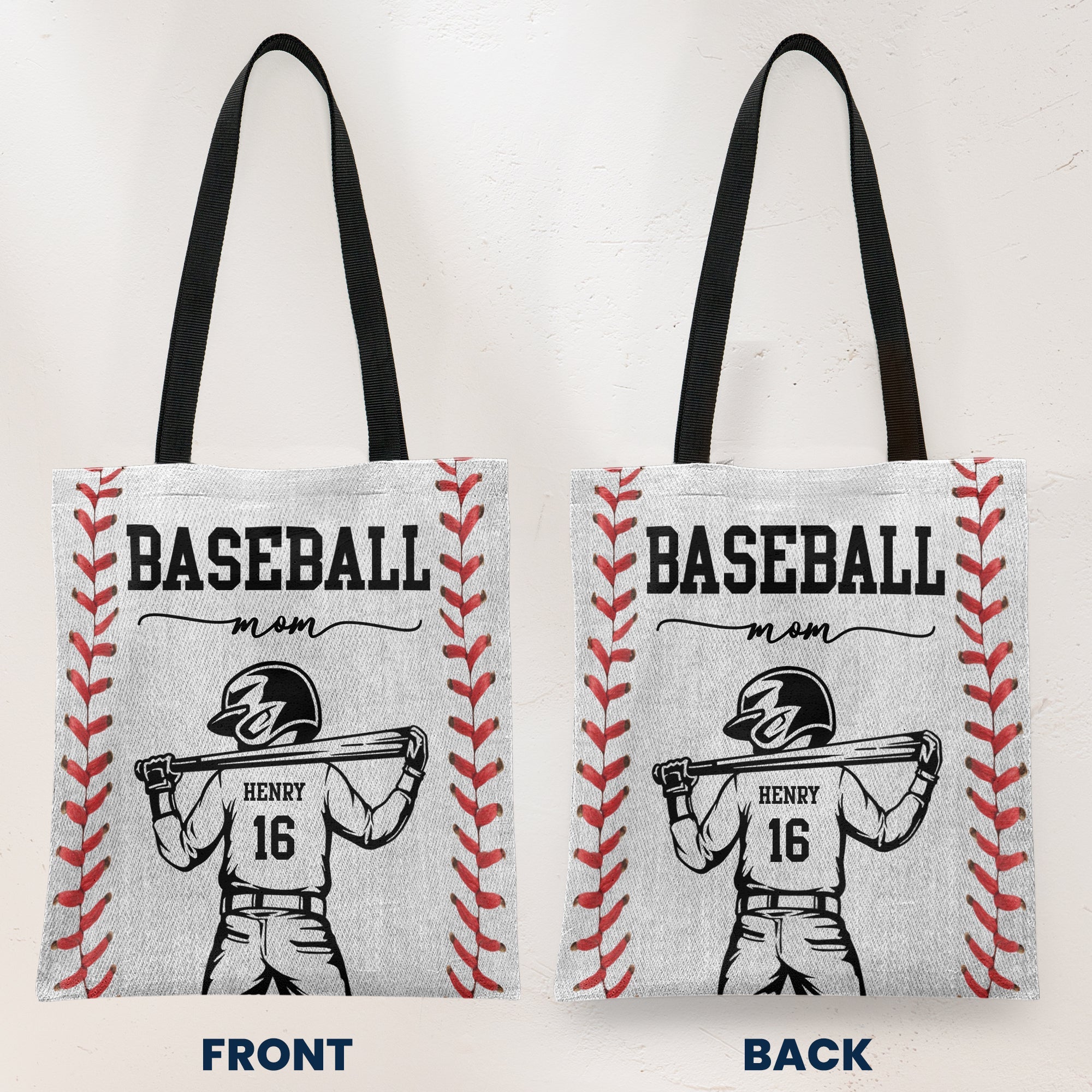 Baseball Mom That's My Kid - Personalized Tote Bag