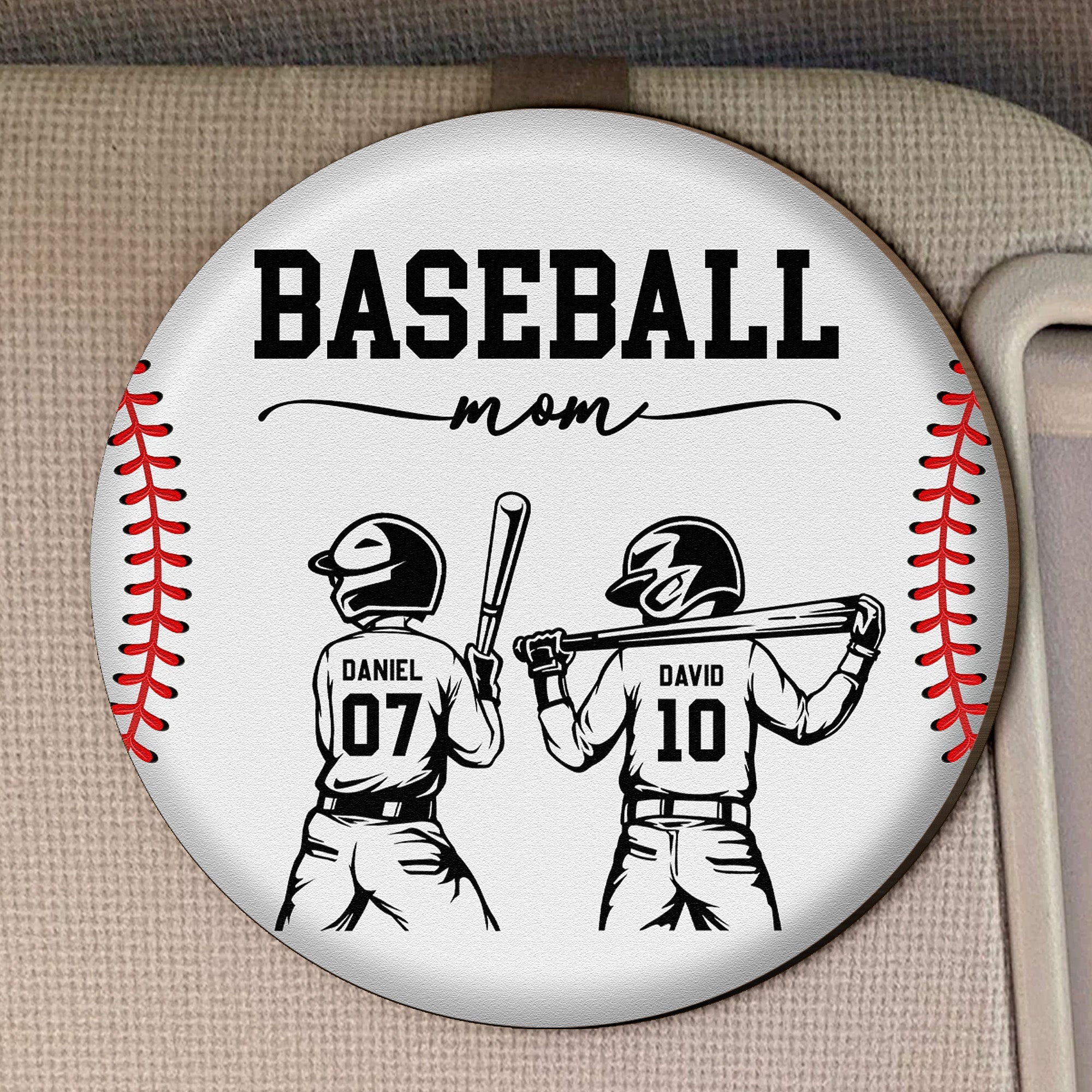 Mother's Day Gifts, Baseball Mom That's My Kid - Personalized Car Visor Clip