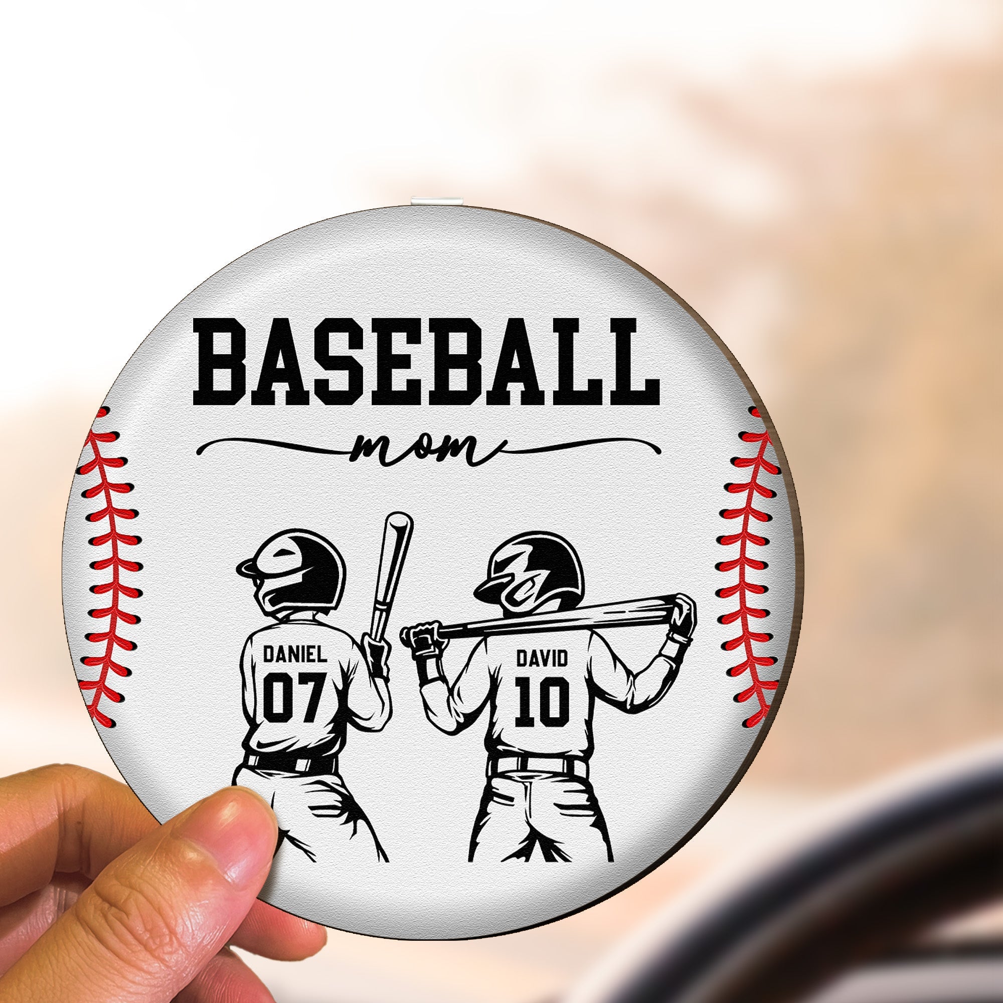 Mother's Day Gifts, Baseball Mom That's My Kid - Personalized Car Visor Clip
