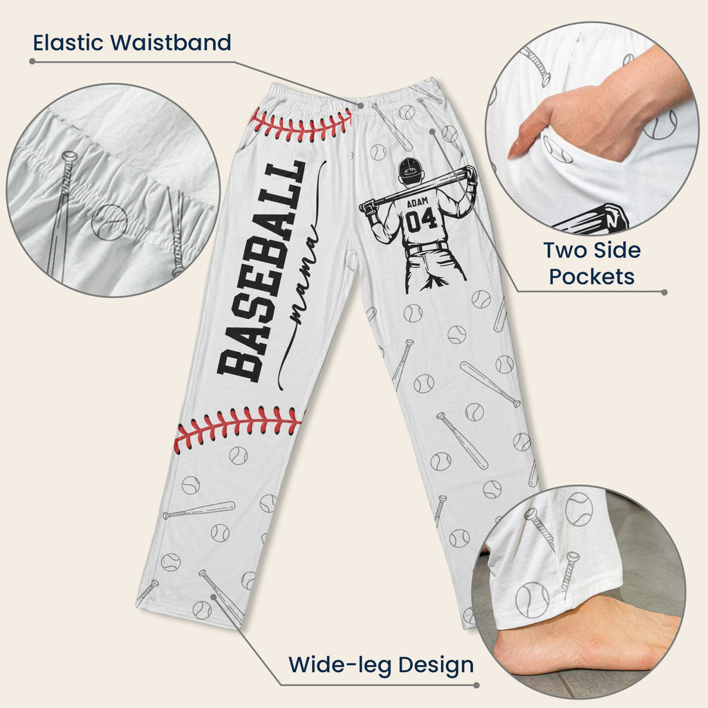 Baseball Mom That's My Kids - Personalized Lounge Pants