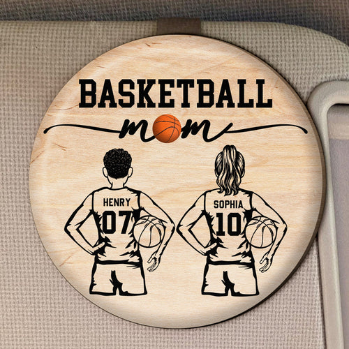 Basketball Mom That's My Kid - Personalized Car Visor Clip