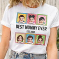 Mother's Day Gifts, Best Mom Ever Lovely Kids - Personalized Shirt