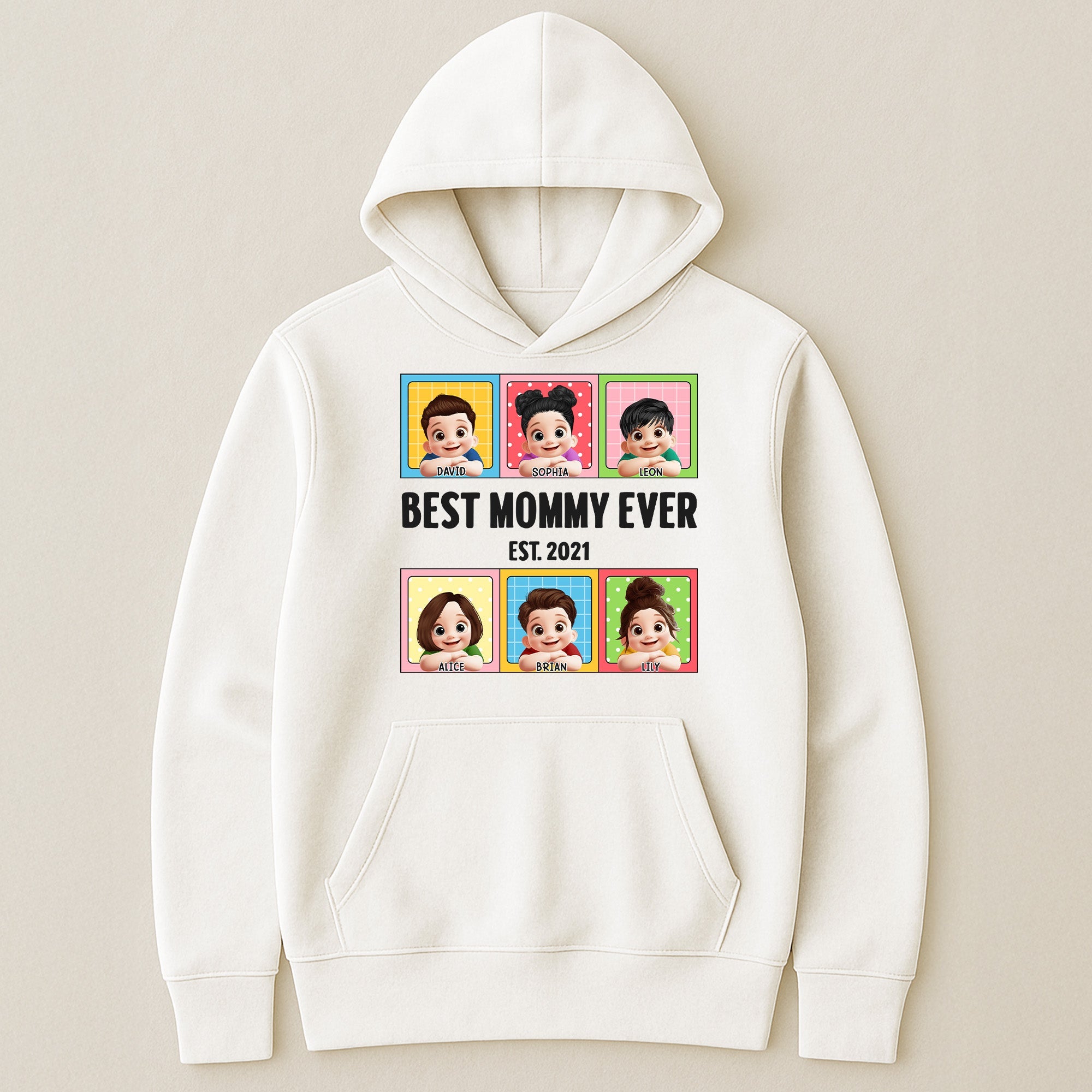 Mother's Day Gifts, Best Mom Ever Lovely Kids - Personalized Shirt