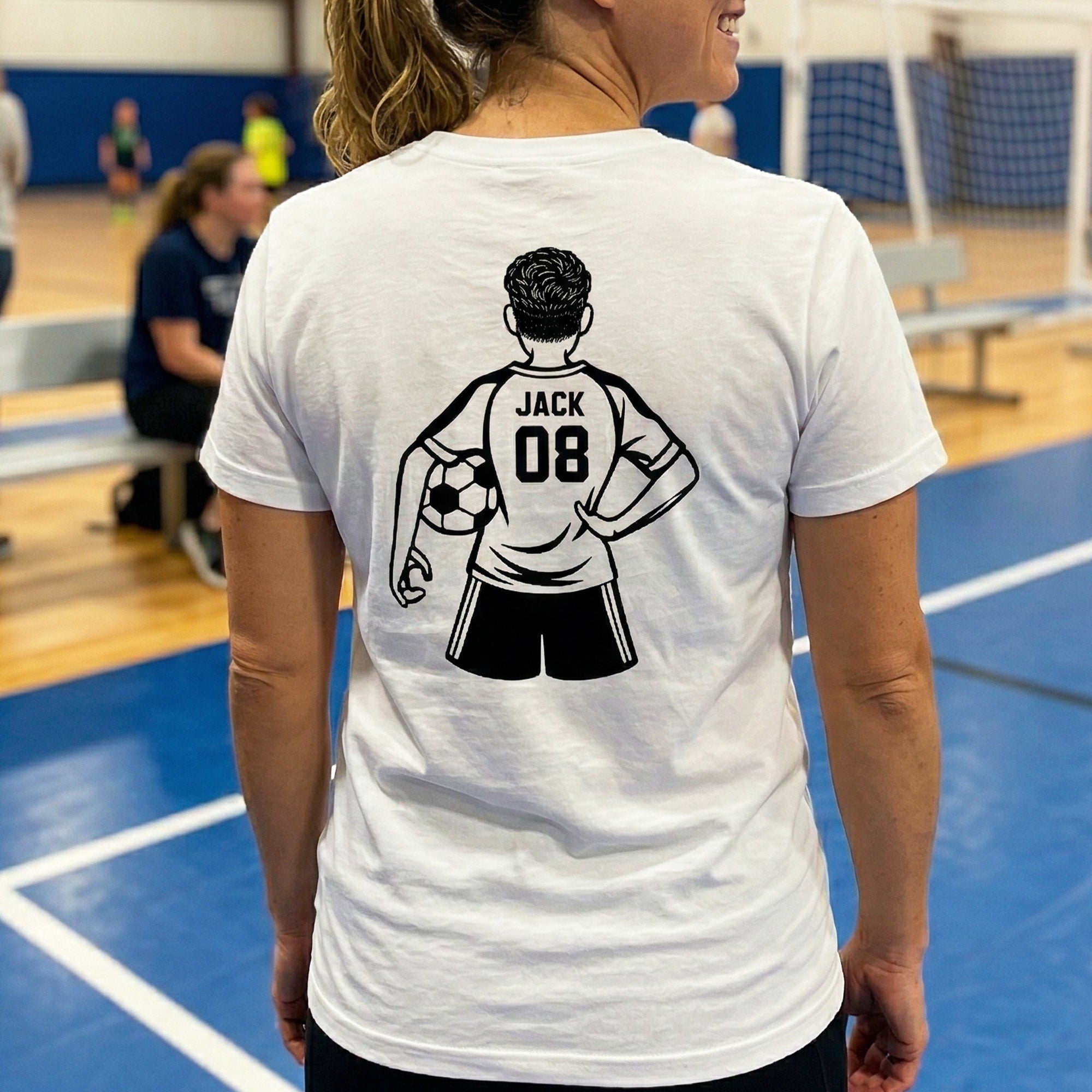 Mother's Day Gifts, Custom Soccer Mom, Grandma - Personalized Shirt