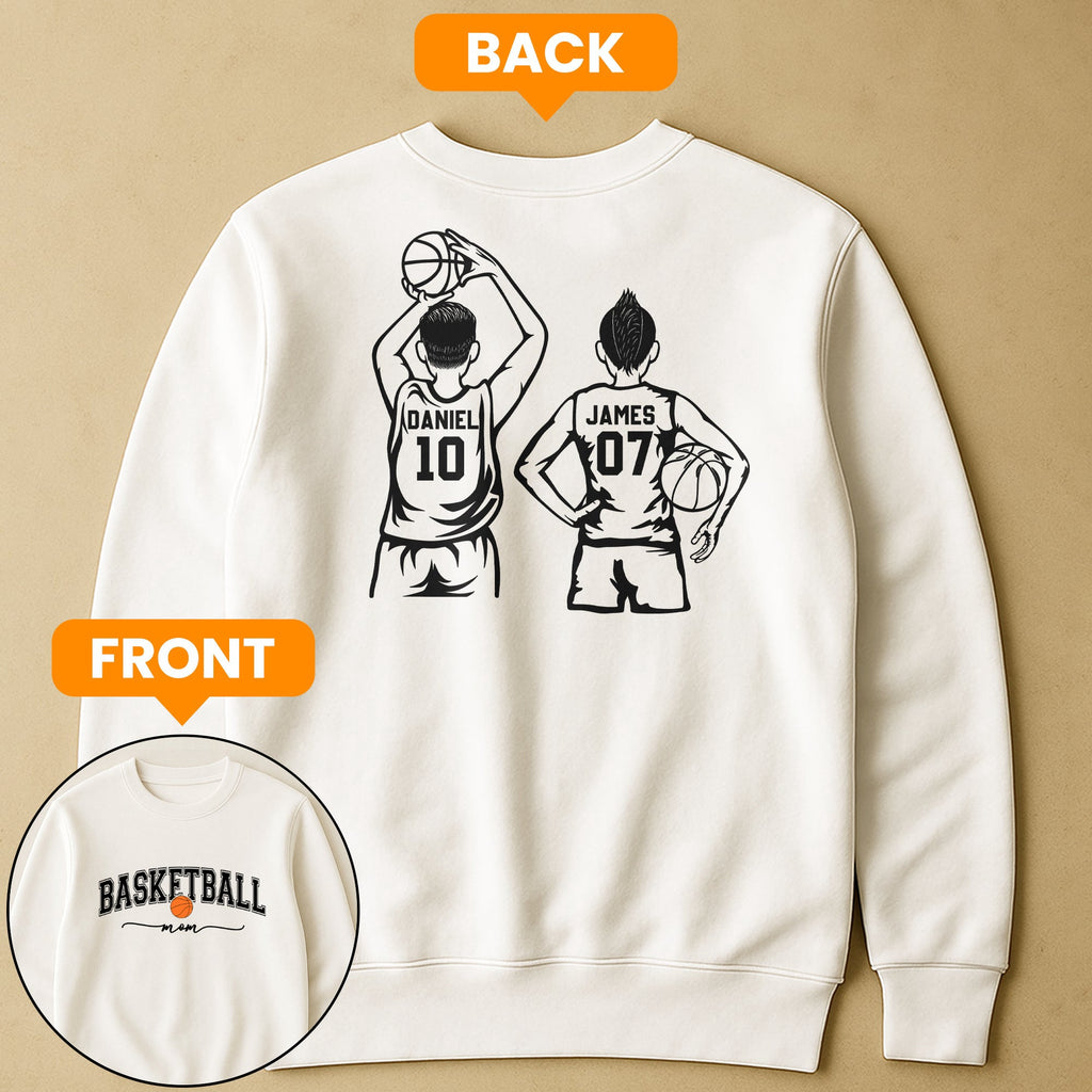 Mother's Day Gifts, Custom Basketball Mom, Grandma - Personalized Shirt