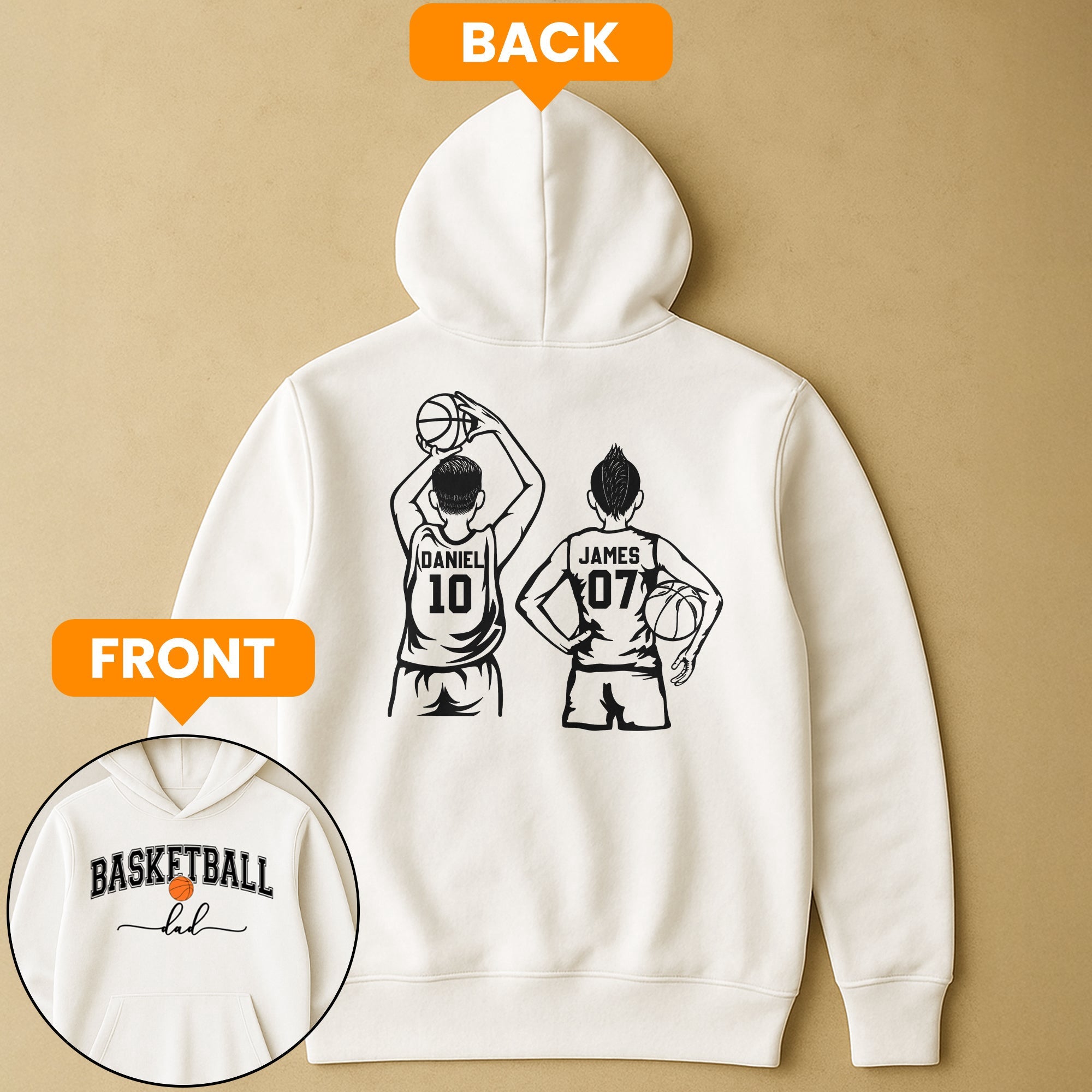 Mother's Day Gifts, Custom Basketball Mom, Grandma - Personalized Shirt