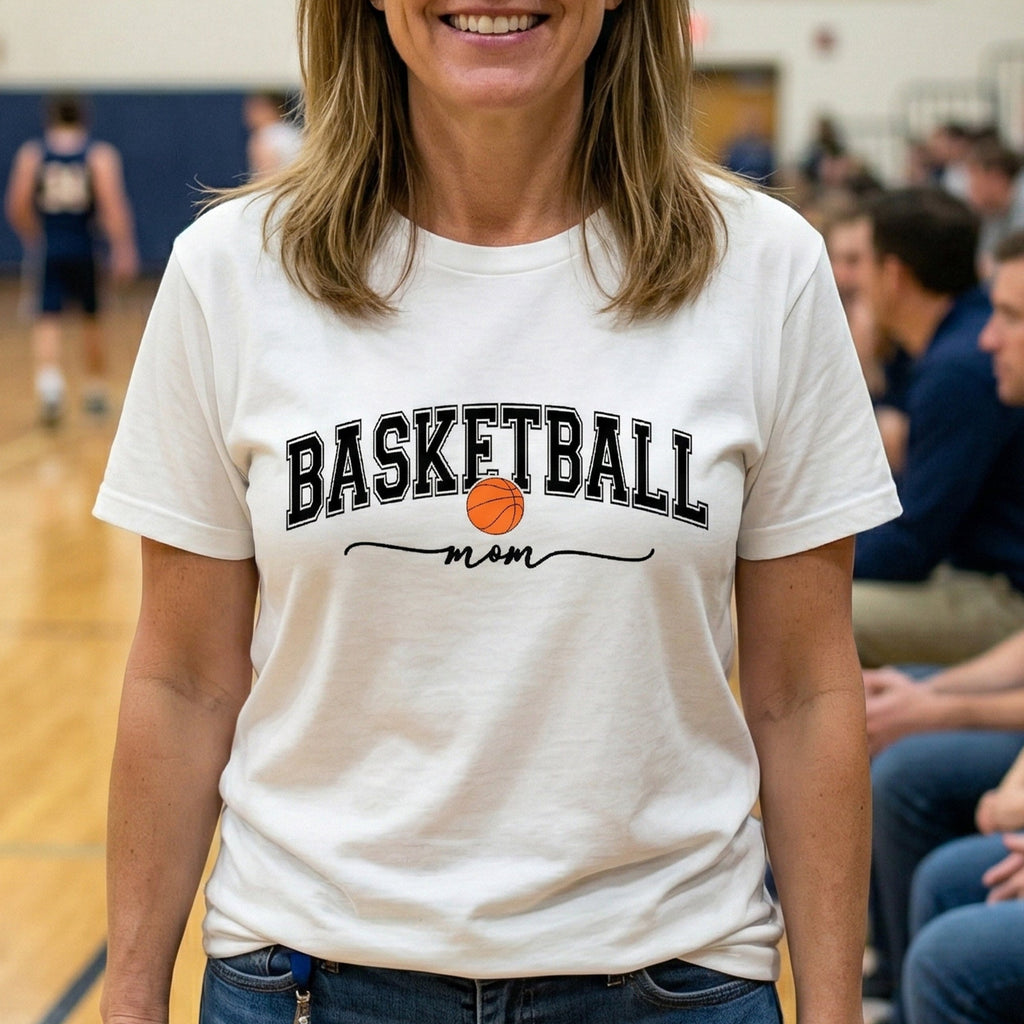 Mother's Day Gifts, Custom Basketball Mom, Grandma - Personalized Shirt