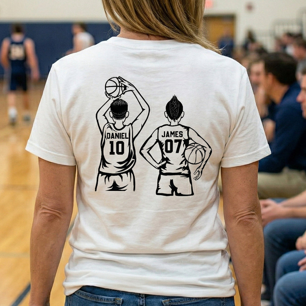Mother's Day Gifts, Custom Basketball Mom, Grandma - Personalized Shirt