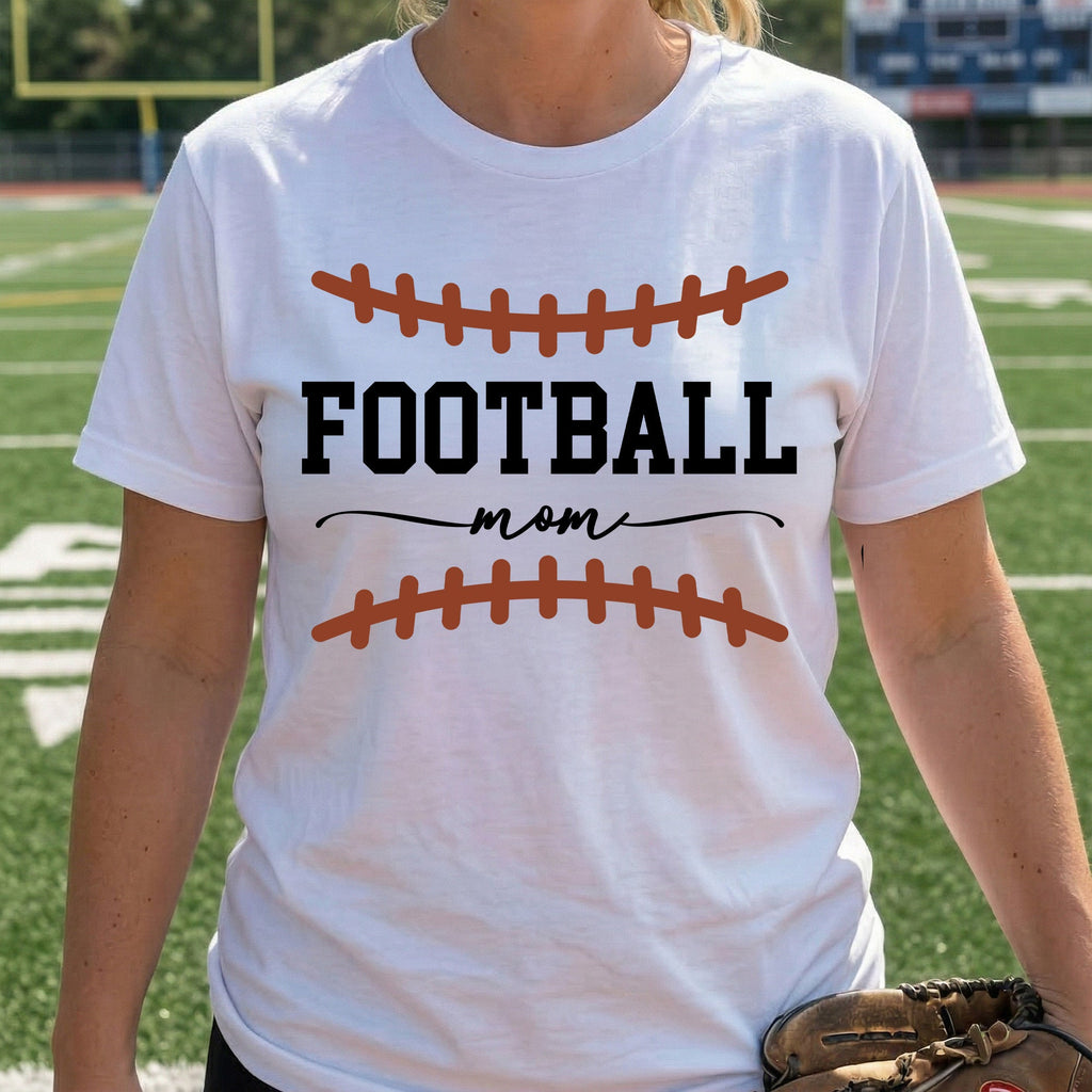 Mother's Day Gifts, Custom Football Mom, Grandma - Personalized Shirt