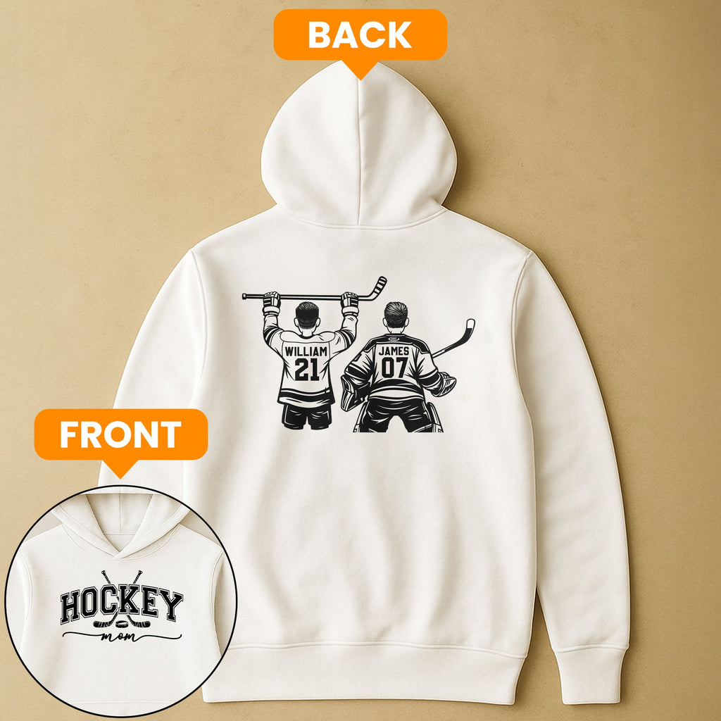 Mother's Day Gifts, Custom Hockey Mom, Grandma - Personalized Shirt