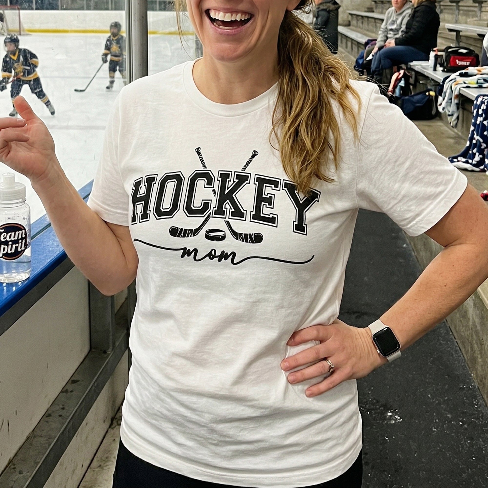 Mother's Day Gifts, Custom Hockey Mom, Grandma - Personalized Shirt