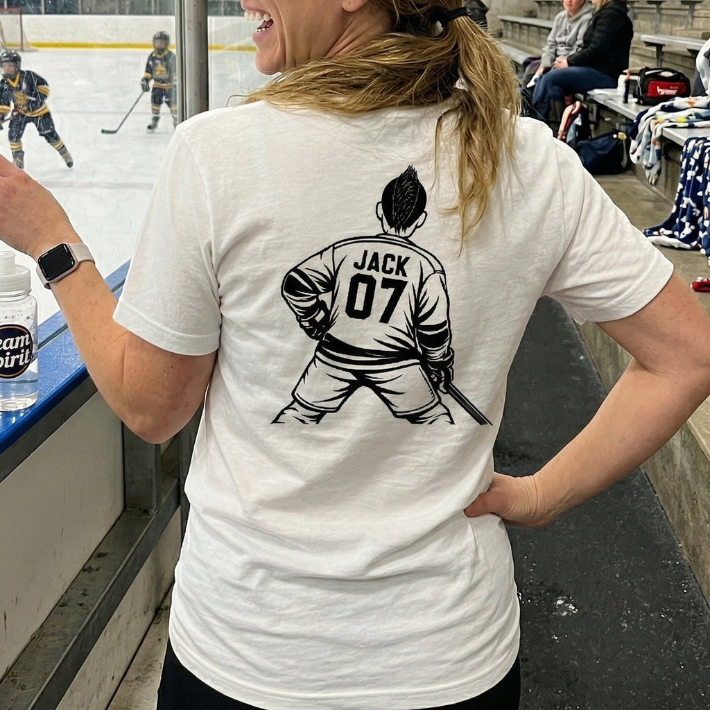 Mother's Day Gifts, Custom Hockey Mom, Grandma - Personalized Shirt