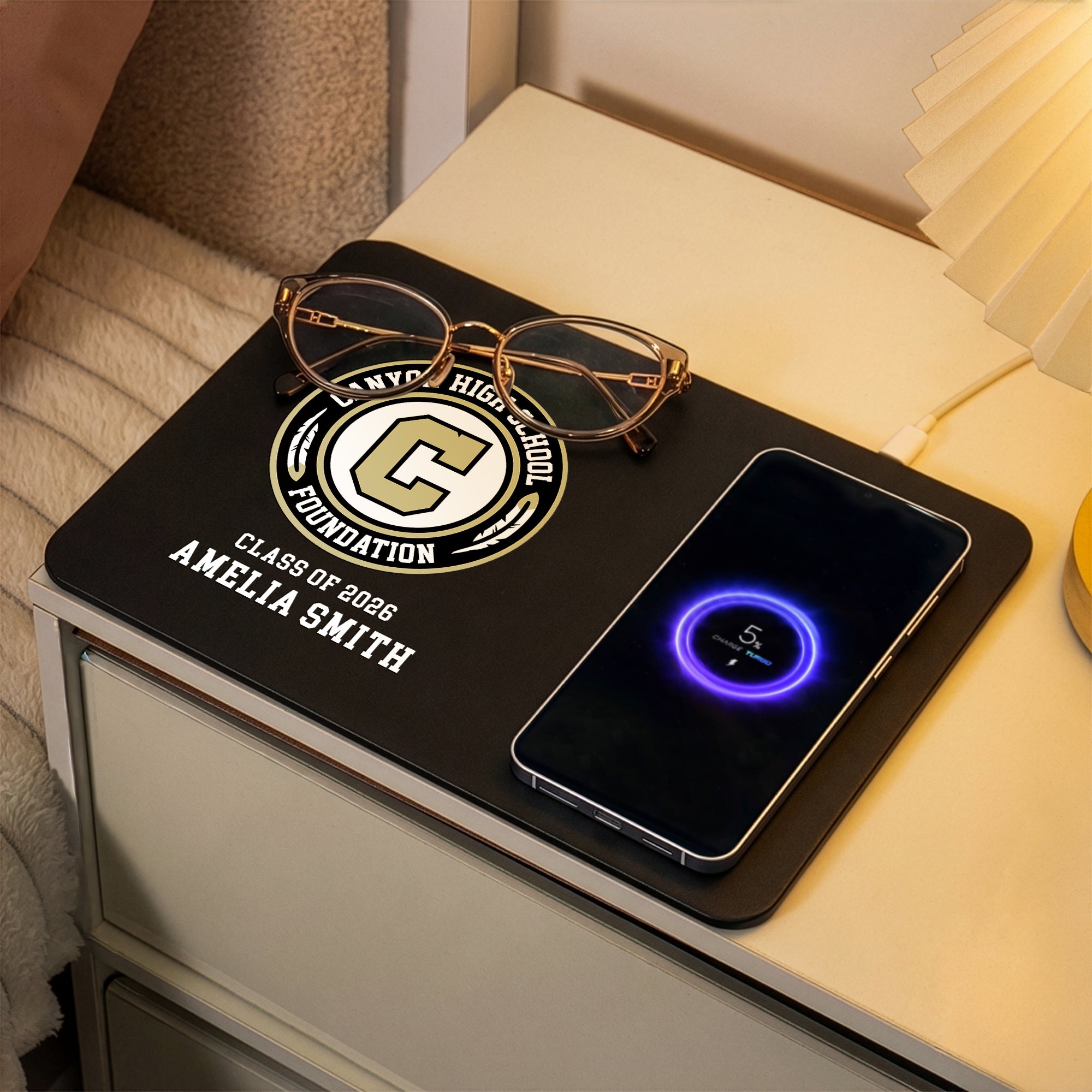 Custom Logo Graduation - Personalized Charging Pad