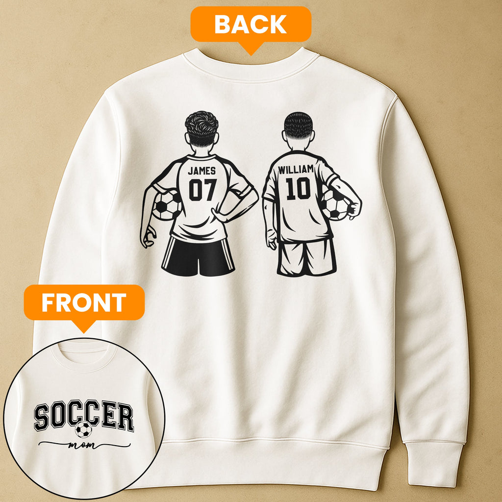 Mother's Day Gifts, Custom Soccer Mom, Grandma - Personalized Shirt