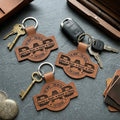 Father's Day Gifts, Dad, Papa, Grandpa, Pop The Man, The Myth, The Legend With Kid's Names - Personalized Keychain