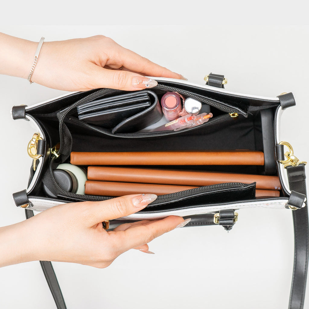 Mother's Day Gifts, Dope Black Mom, Dope Mom - Custom With Kids' Names - Personalized Leather Bag