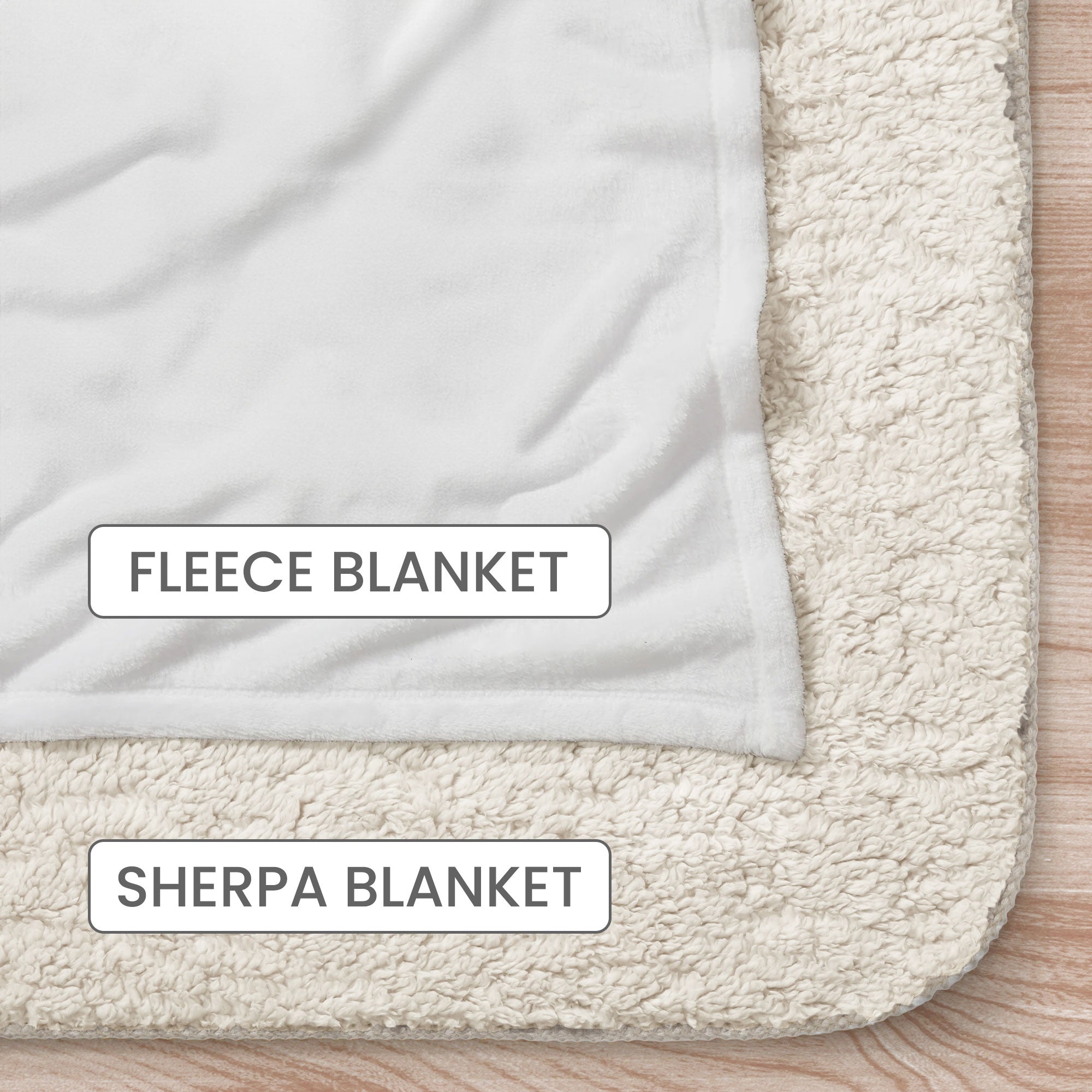 Mother's Day Gifts, Feel The Warmth Knowing It's A Big Hug From Us - Personalized Blanket
