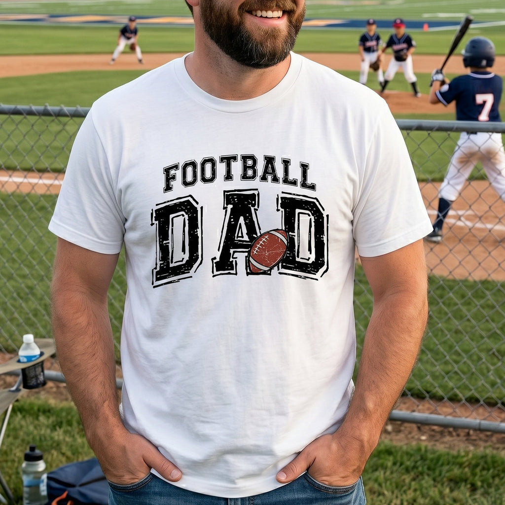 Father's Day Gifts, Football Dad, Daddy, Grandpa- Personalized Shirt