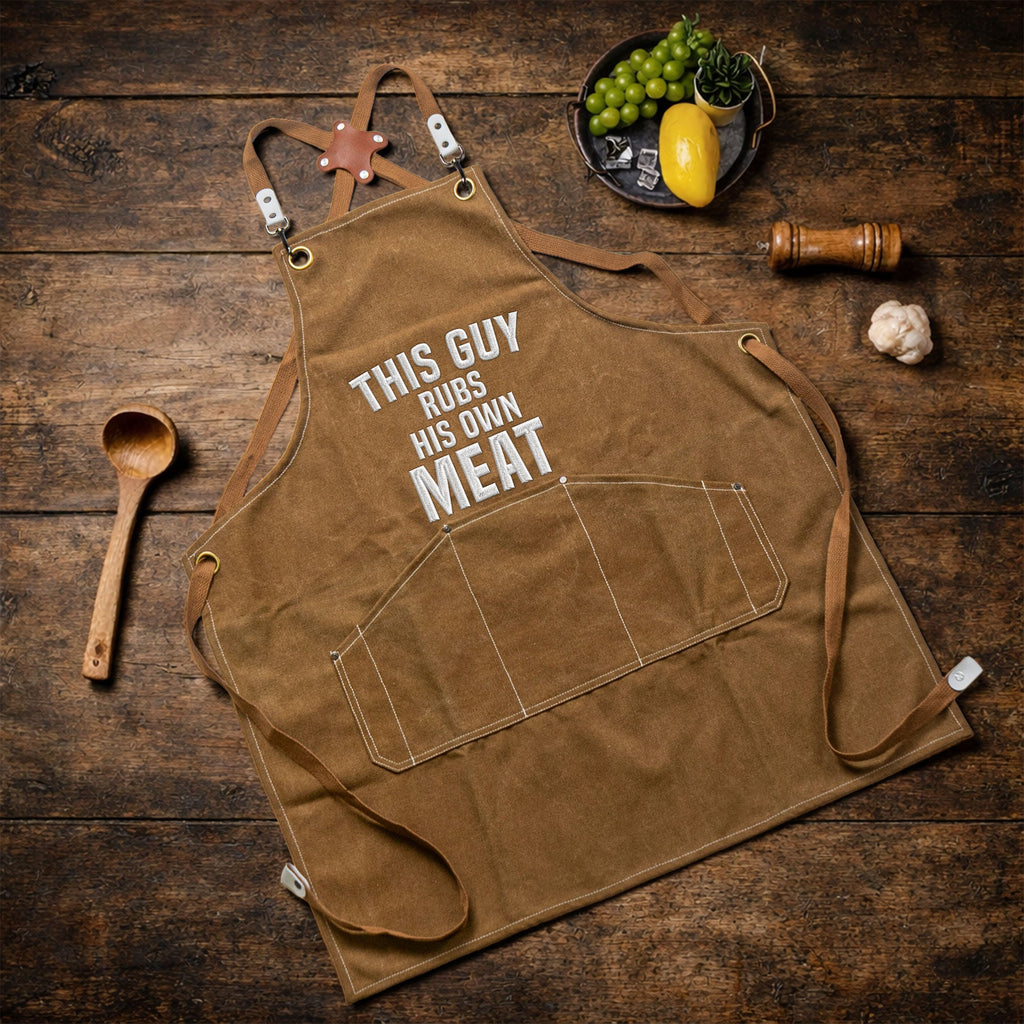 Funny Embroidered Apron For Men Dad, Anniversary, Birthday Gifts - Personalized Apron