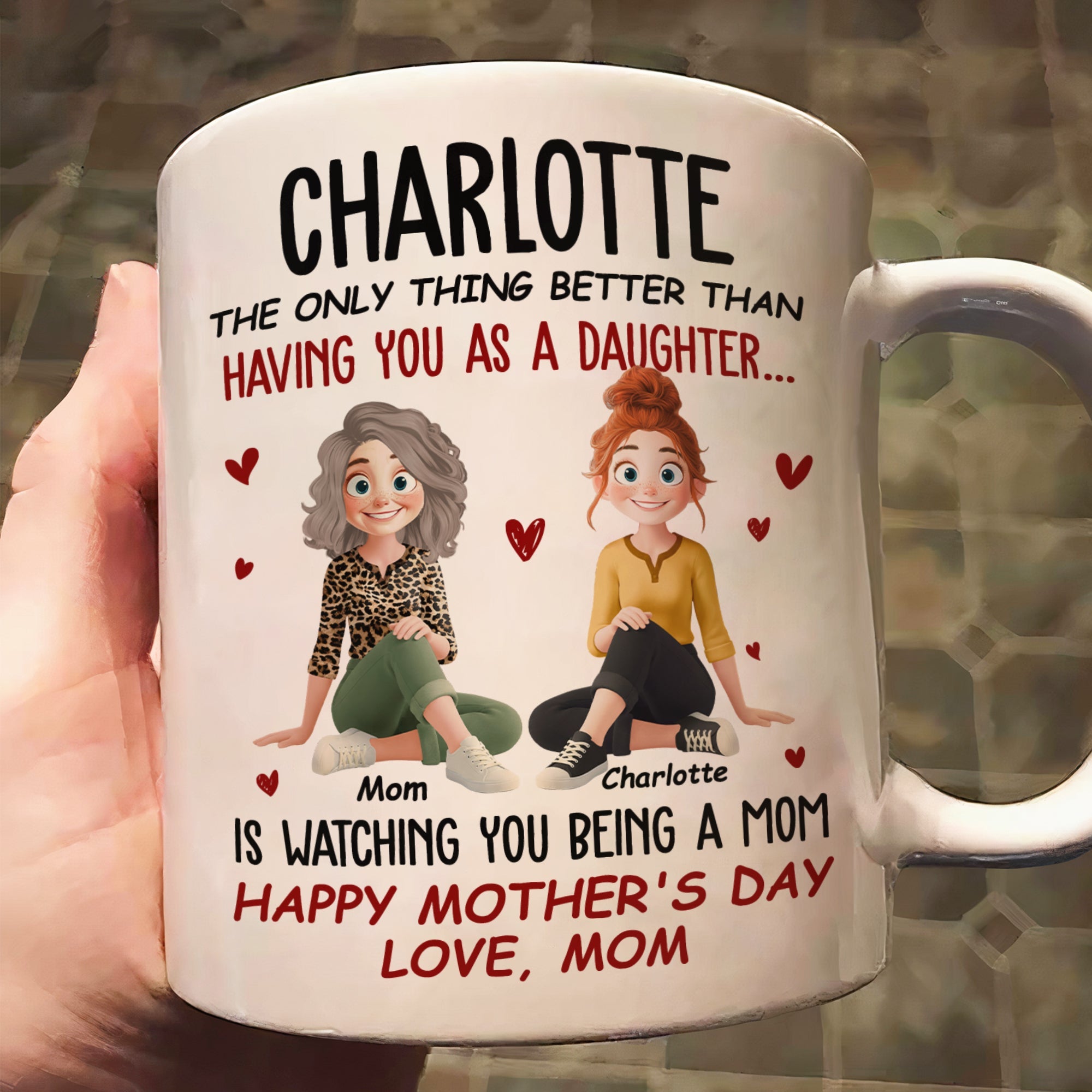 Mother's Day Gifts, Gift For Daughter Granddaughter New Mom Gift Happy Mother's Day - Personalized Mug