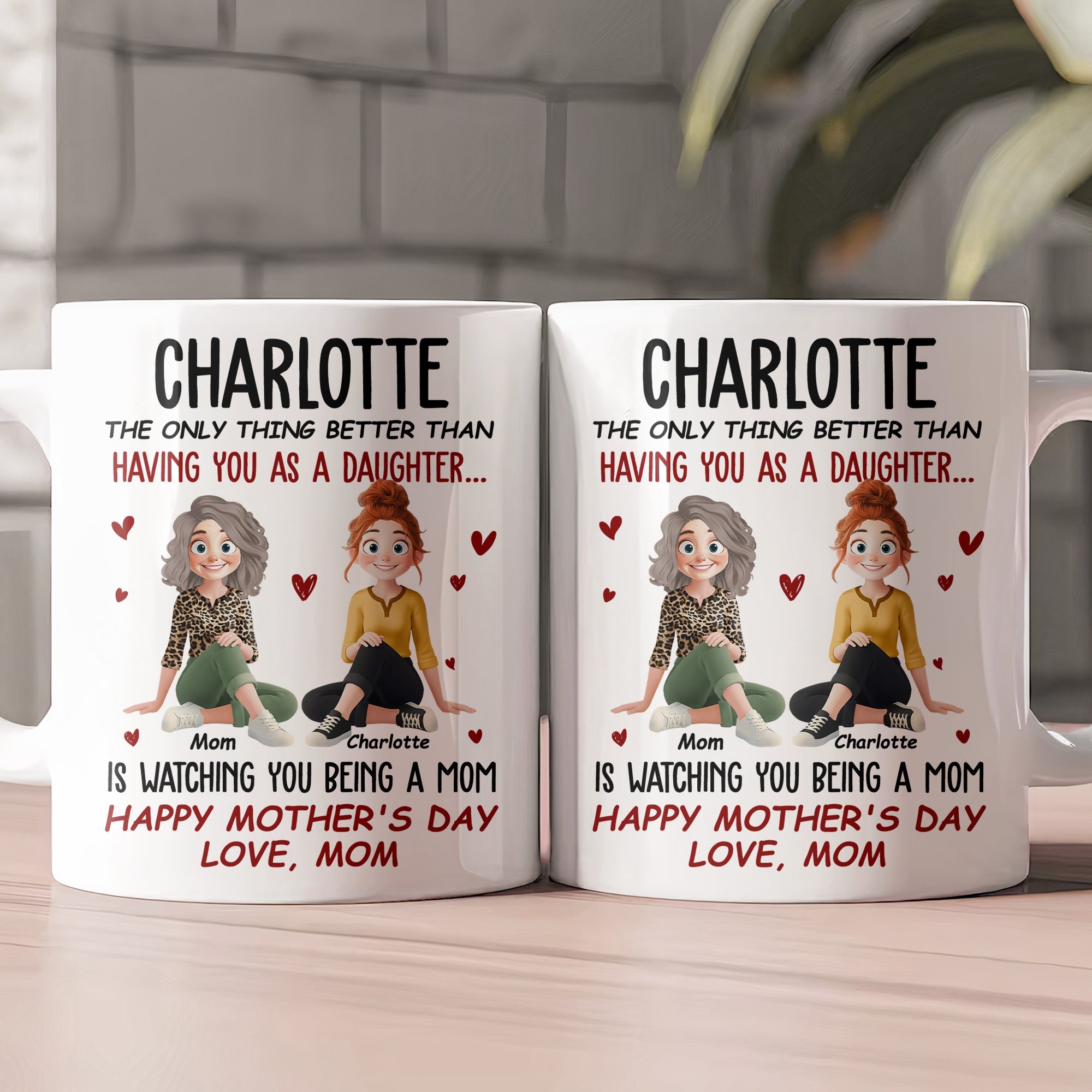 Mother's Day Gifts, Gift For Daughter Granddaughter New Mom Gift Happy Mother's Day - Personalized Mug