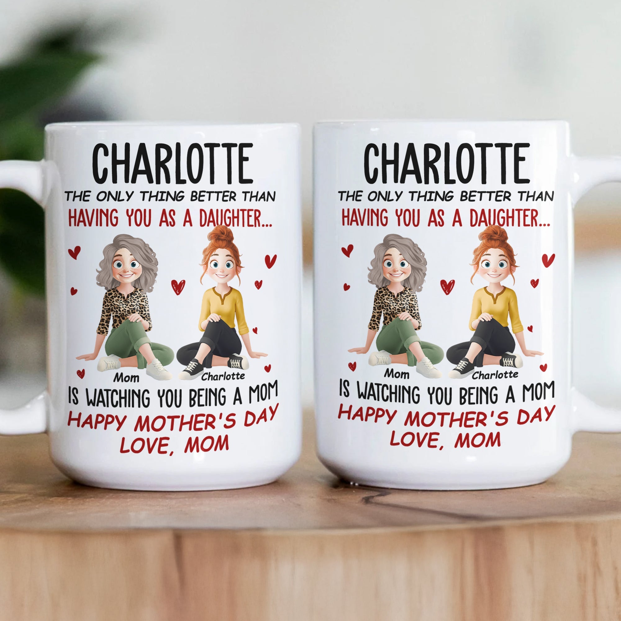 Mother's Day Gifts, Gift For Daughter Granddaughter New Mom Gift Happy Mother's Day - Personalized Mug