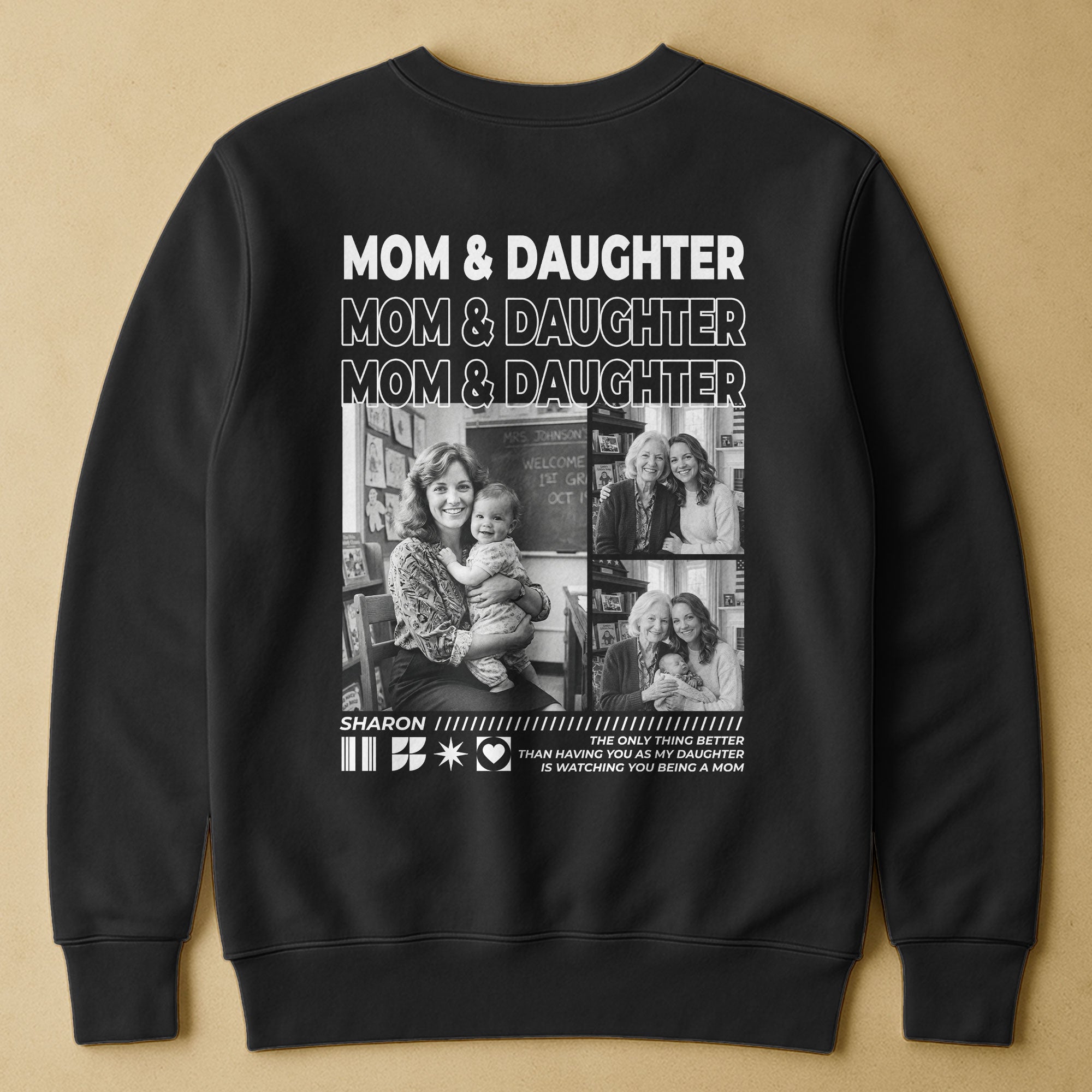 Mother's Day Gifts, Father's Day Gifts, Gift For Son, Daughter, Gift For New Dad New Mom Custom Photo - Personalized Shirt