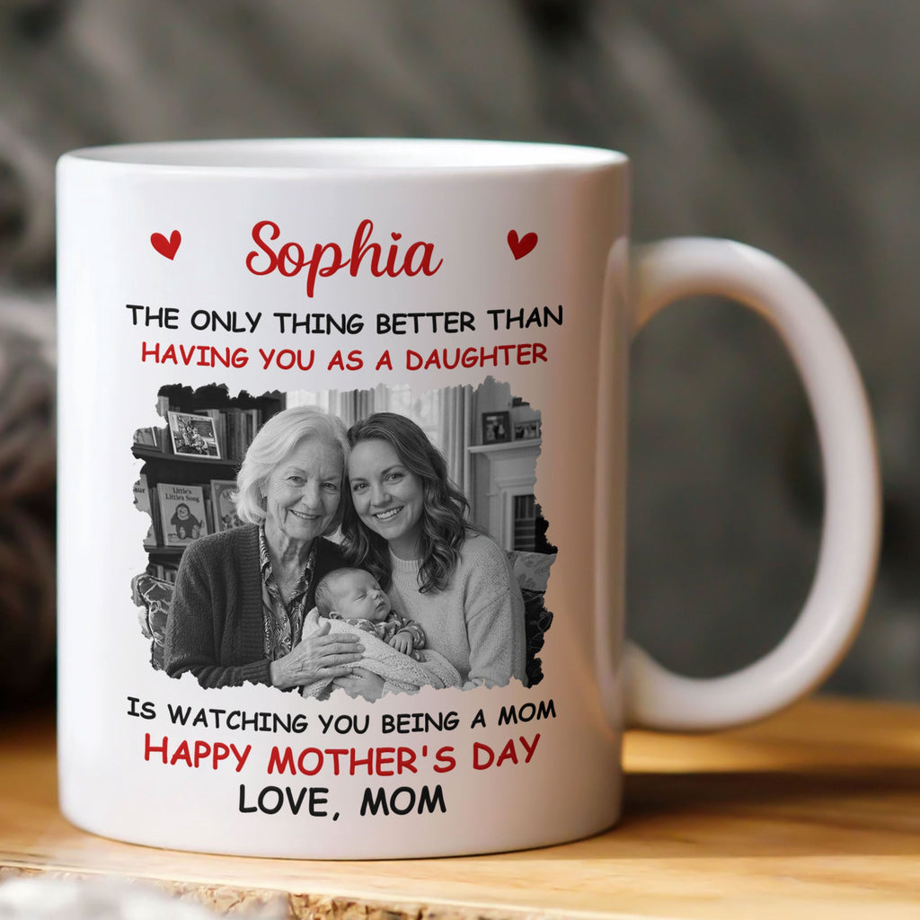 Mother's Day Gifts, Father's Day Gifts, Gift For Son, Daughter, Gift For New Dad, New Mom - Personalized Mug