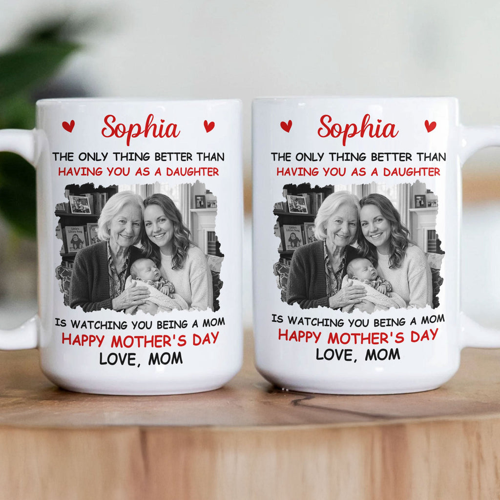 Mother's Day Gifts, Father's Day Gifts, Gift For Son, Daughter, Gift For New Dad, New Mom - Personalized Mug