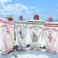 Girls Trip Custom Photo Beach Vacation - Personalized Beach Towel
