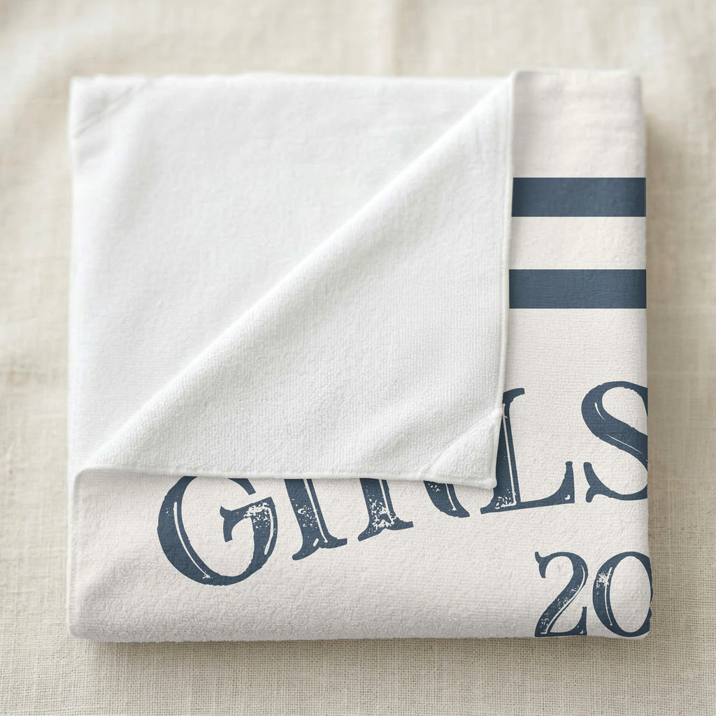 Girls Trip Summer Time In Style - Personalized Beach Towel