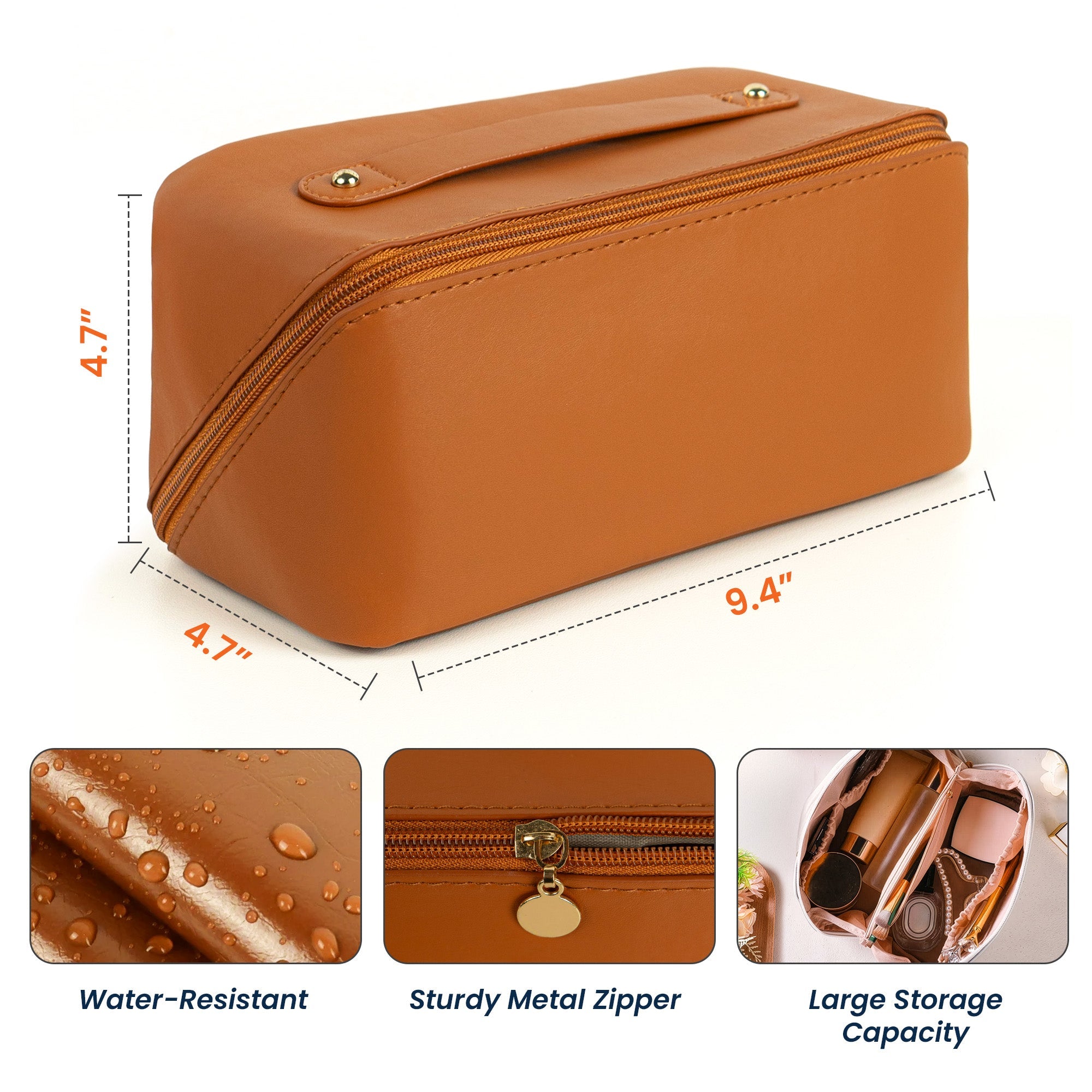 Just A Girl Who Loves Traveling - Personalized Makeup Bag