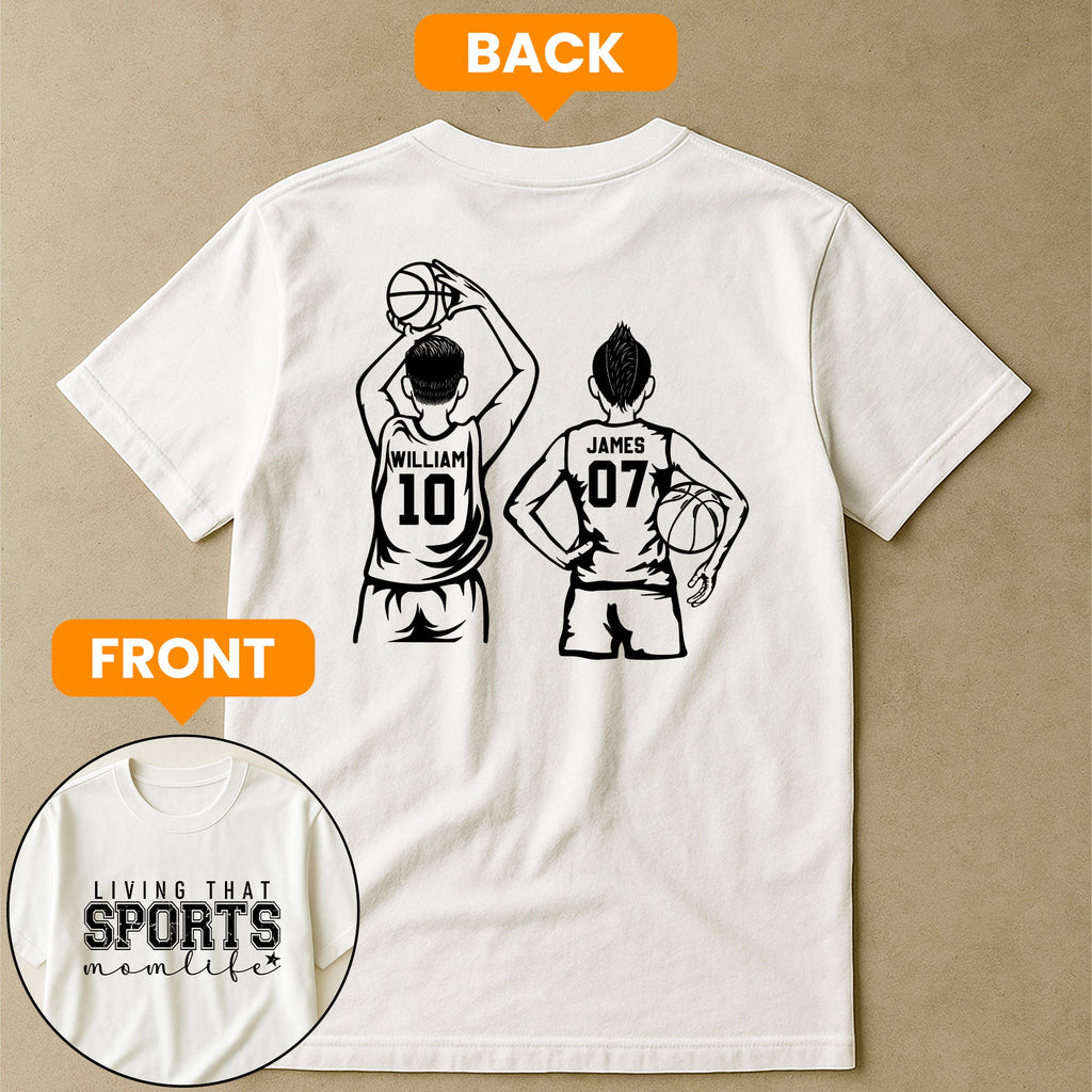 Mother's Day Gifts, Living That Sports Momlife - Personalized Shirt
