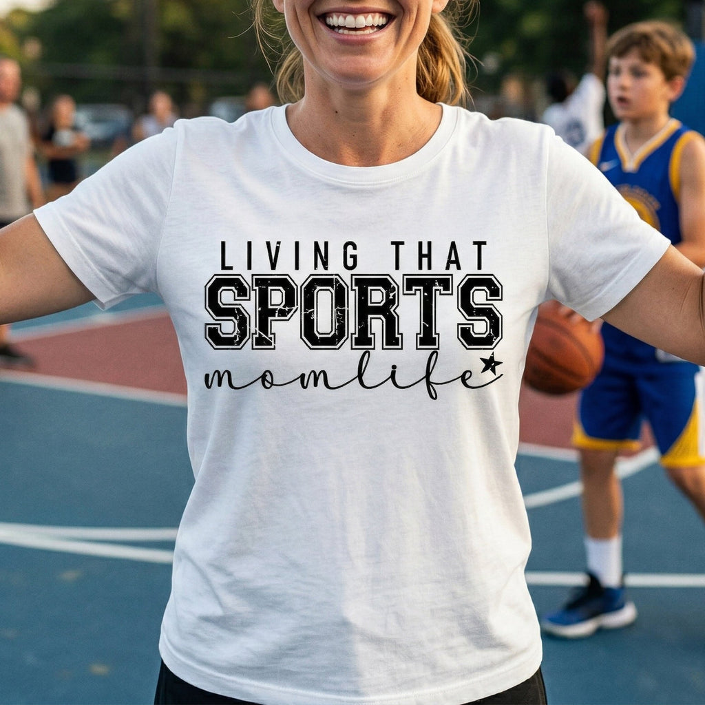 Mother's Day Gifts, Living That Sports Momlife - Personalized Shirt