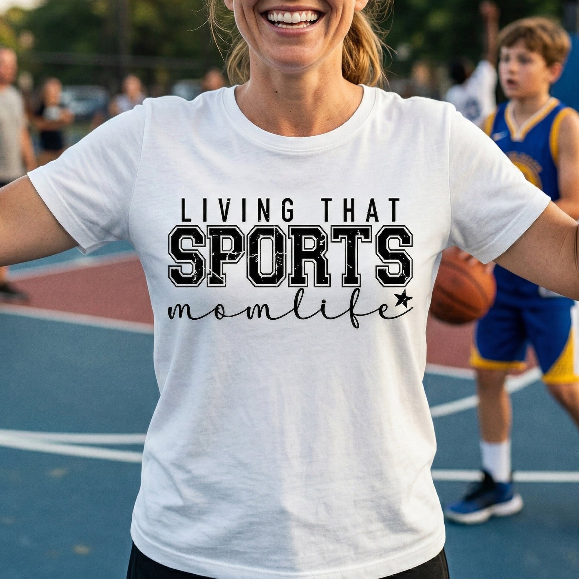 Mother's Day Gifts, Living That Sports Momlife - Personalized Shirt