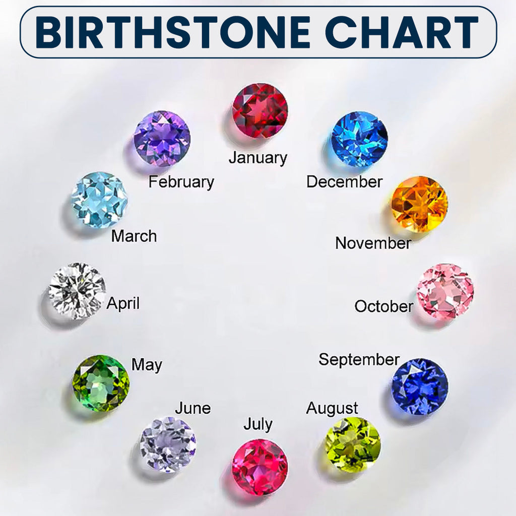 Minimalist Dainty Ring Stackable Ring Custom Birthstones Gift For Her - Personalized Ring