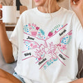 Mother's Day Gifts, Mom Holding Hands Floral Shirt Gift For Mom, Wife, Grandma - Personalized Shirt