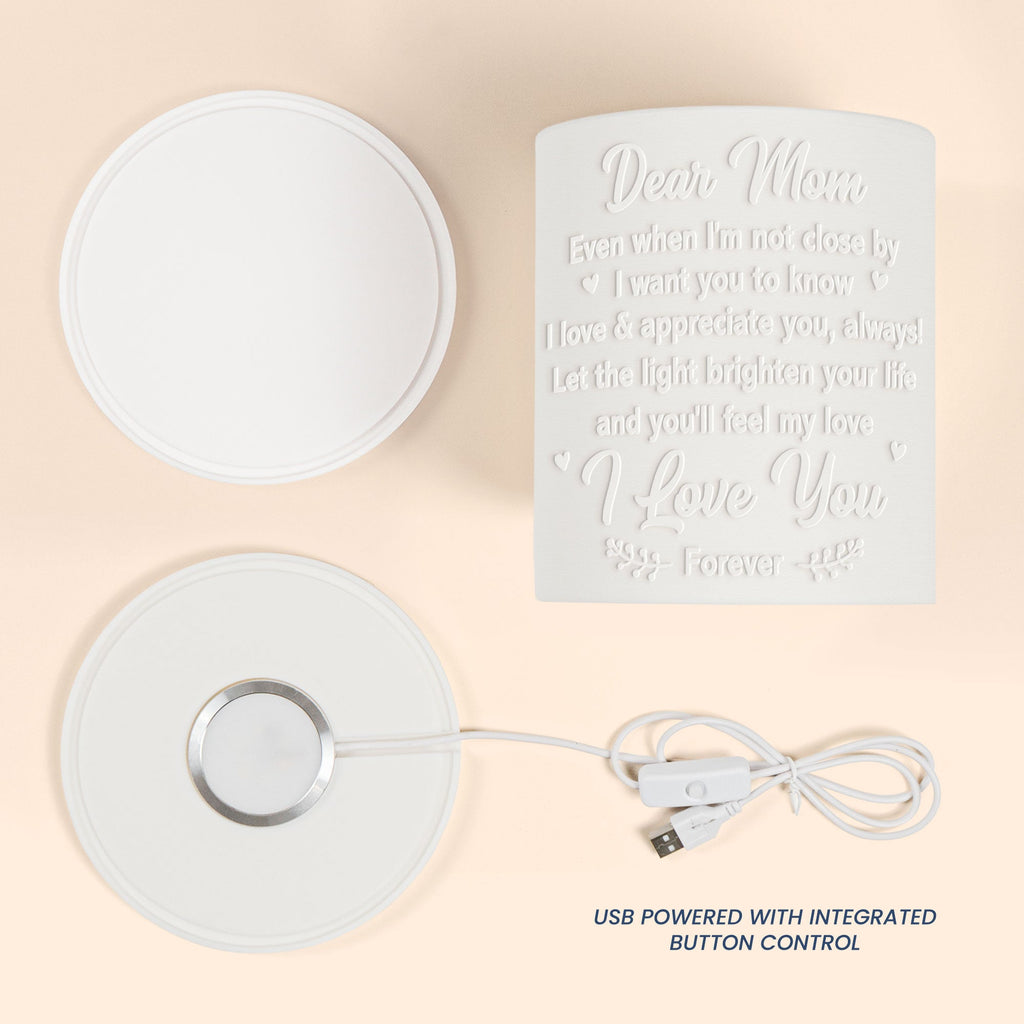 Mother's Day Gifts, Mom, Let The Light Brighten Your Life - Personalized Night Light