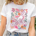 Mother's Day Gifts, Mother & Children Holding Hands Floral Shirt Gift For Mom, Wife, Grandma - Personalized Shirt