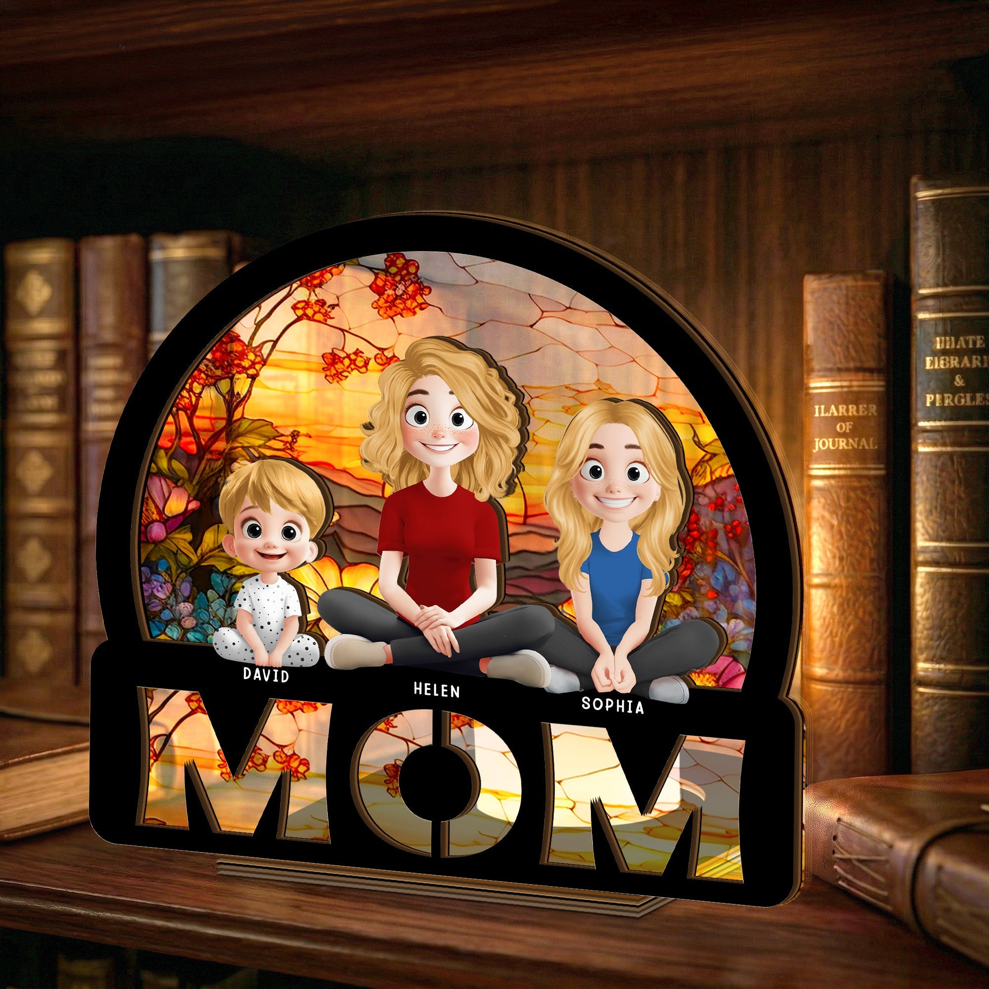 Mother's Day Gifts, Mother's Day Gift For Mom, Mum, Wife - Personalized Wooden Plaque