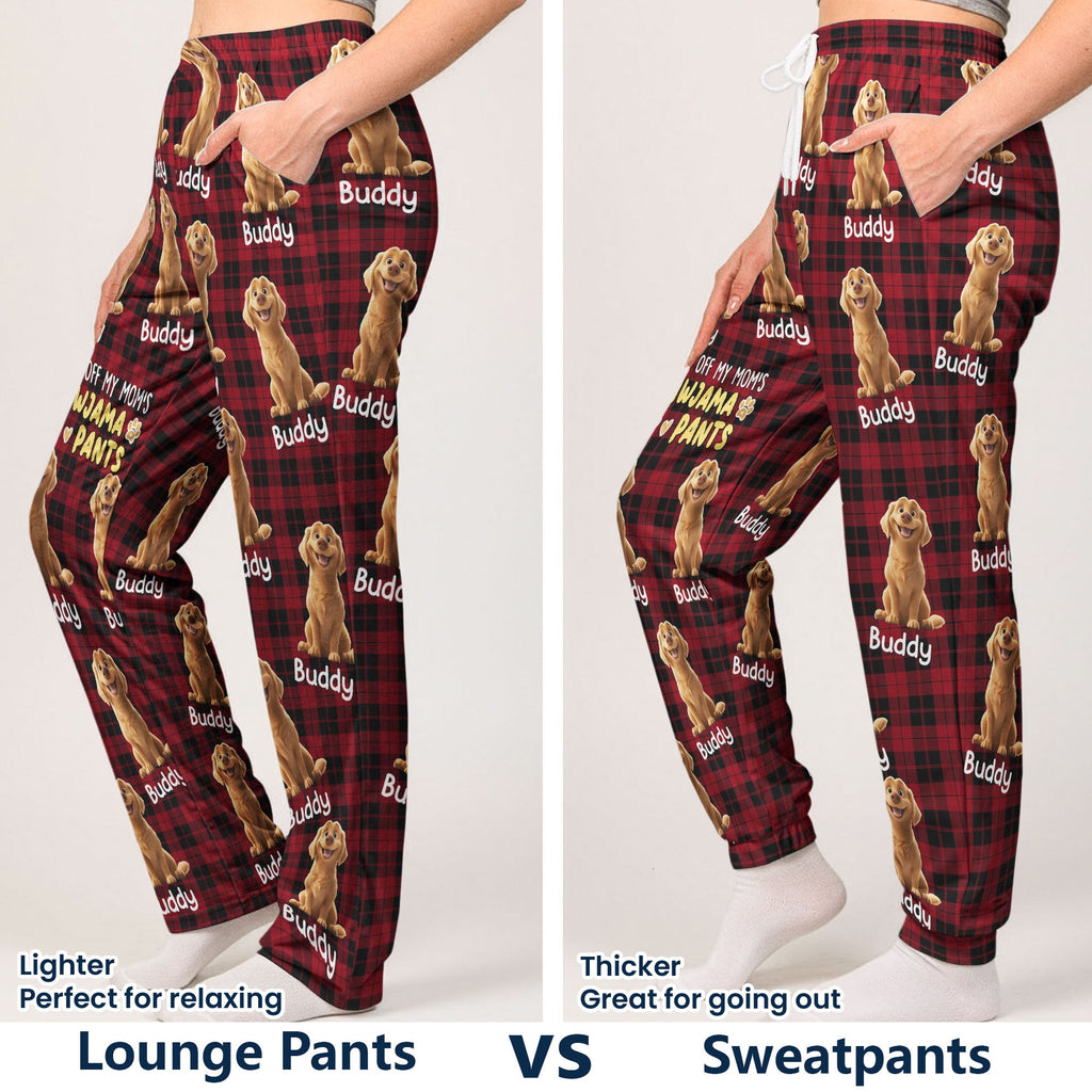 Paw Off My Mama's Pawjama Pants - Personalized Lounge Pants