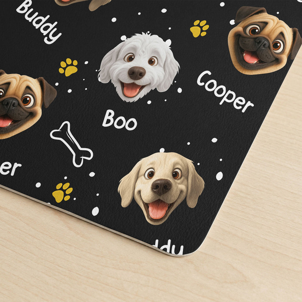 This Human Belongs To - Personalized Desk Mat