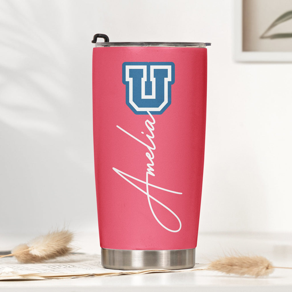 School Logo, High School Logo, Club Logo Graduation Photo - Personalized Tumbler