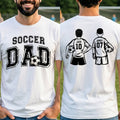 Father's Day Gifts, Soccer Dad, Daddy, Grandpa - Personalized Shirt