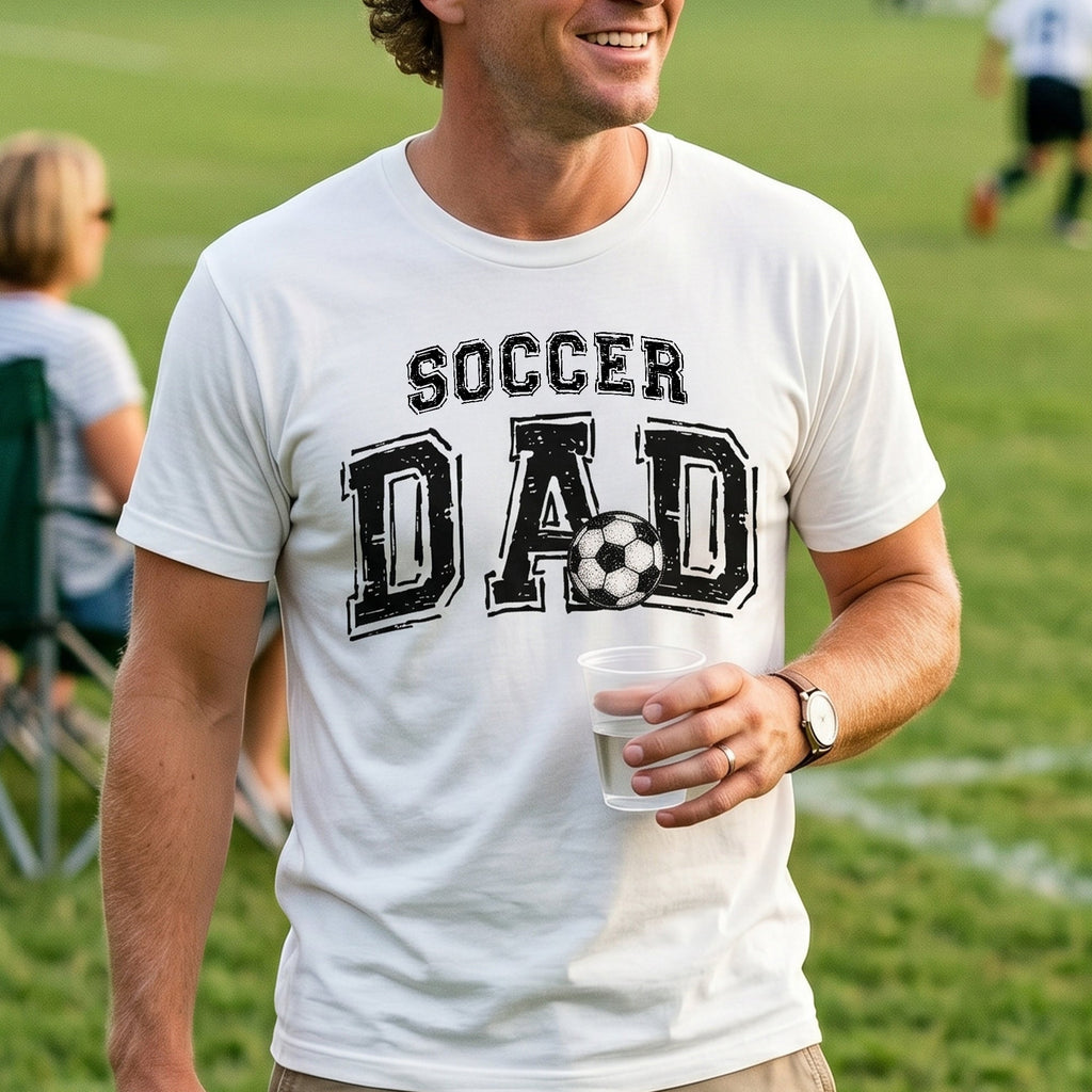 Father's Day Gifts, Soccer Dad, Daddy, Grandpa - Personalized Shirt