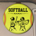 Softball Mom That's My Kid - Personalized Car Visor Clip