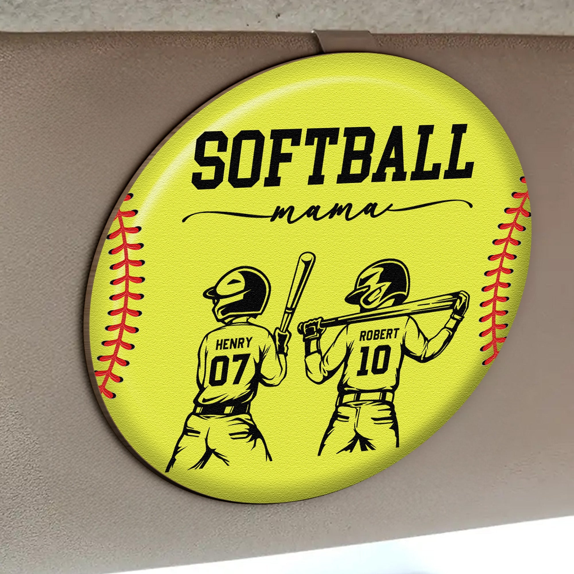 Softball Mom That's My Kid - Personalized Car Visor Clip